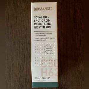 Biossance lactic acid resurfacing night serum